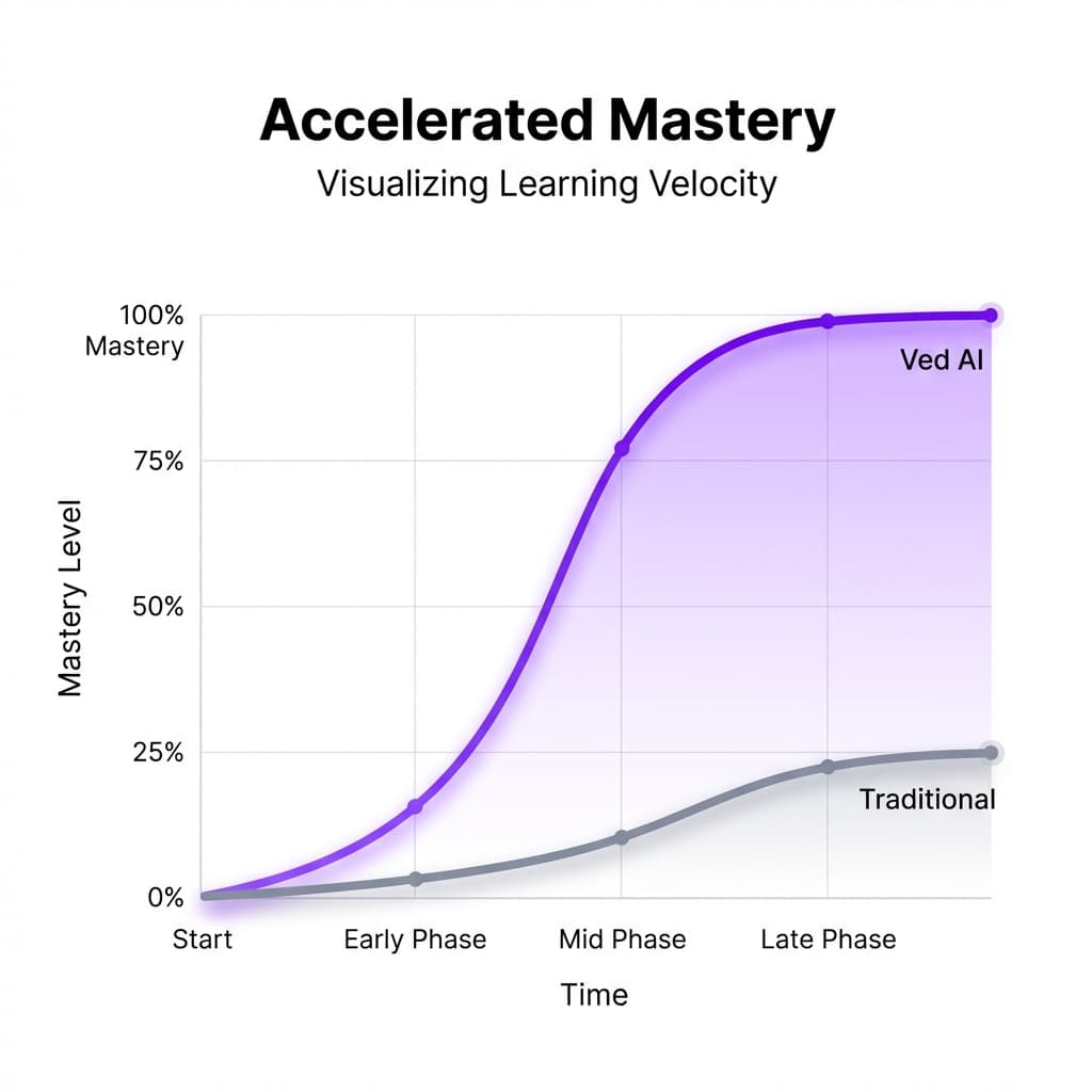 Accelerated Mastery Curve graph